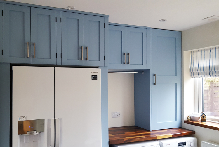 Bespoke Jali kitchen cupboards