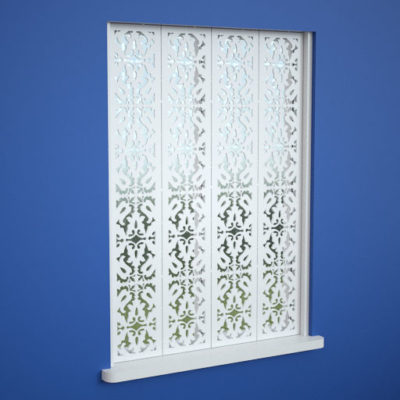 Tupil design Jali Decorative shutters, 773mm wide x 1060mm high