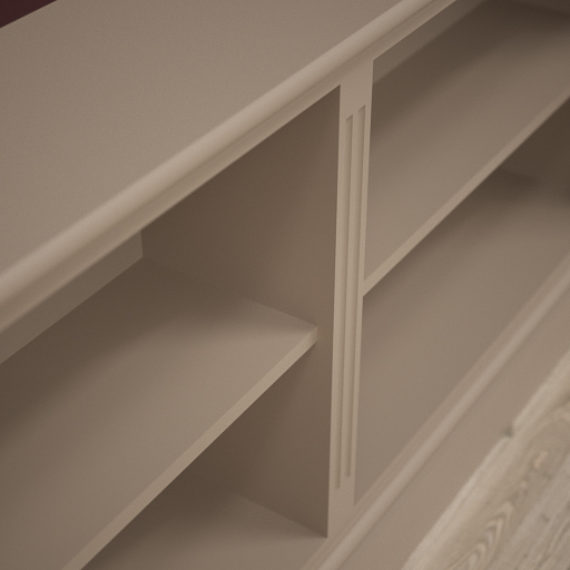 Fluted Jali Bookcase, 2393mm wide x 750mm tall
