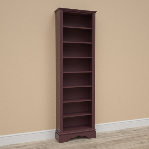 Tall single section Jali Bookcase, 660mm wide x 2130mm tall