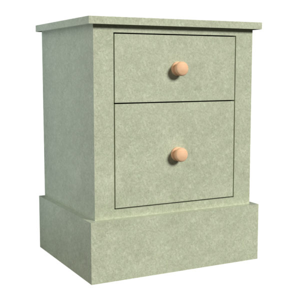 MDF Jali Drawer Unit with wooden handles, 500mm wide x 650mm tall