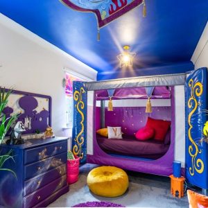 Aladdin themed bedroom with Jali Drawers