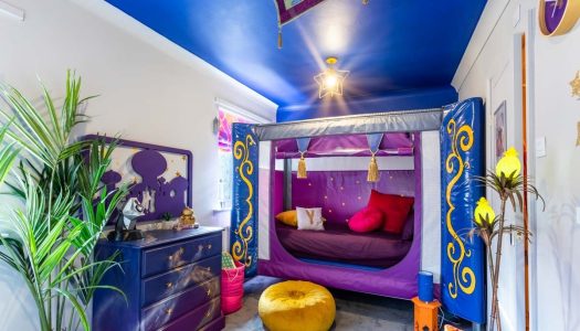 Aladdin themed bedroom with Jali Drawers