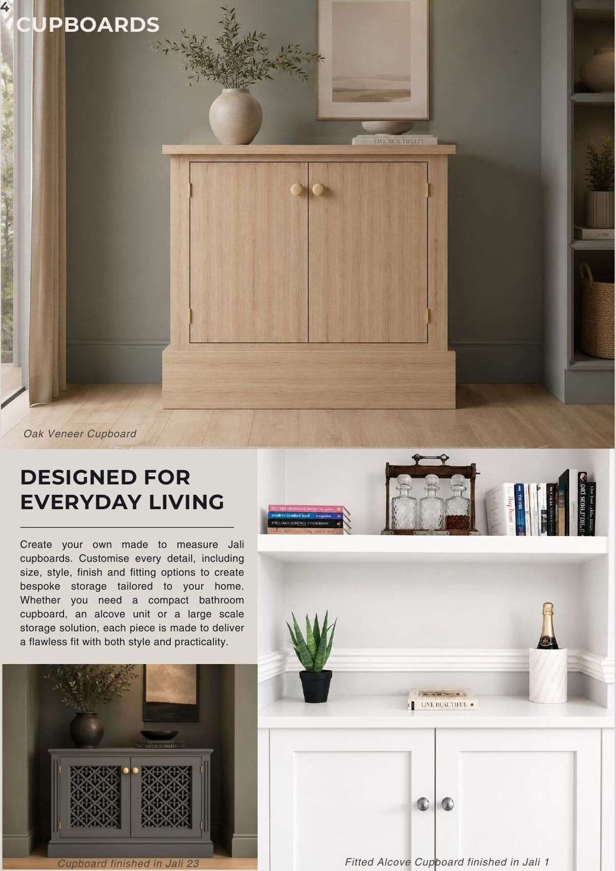 Jali brochure page 4 &ndash; Cupboards