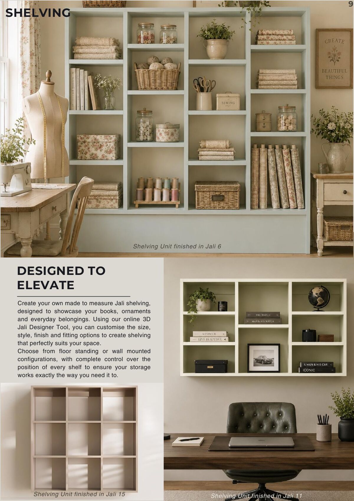 Jali brochure page 9 &ndash; Shelving