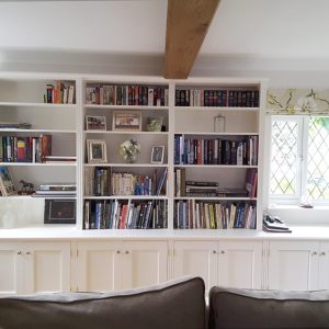 Jali Cupboard combined with custom shelving