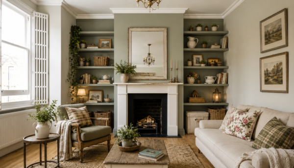 to show clever storage solutions to small living room spaces