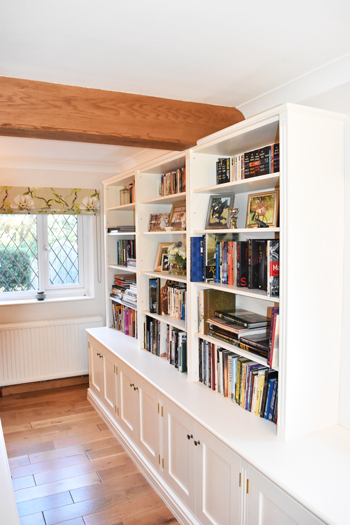 Jali bespoke dresser installed in old cottage