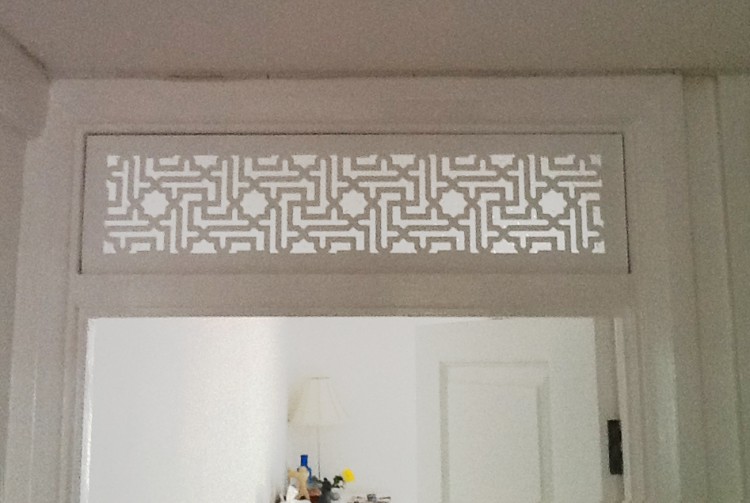 Jali bespoke fretwork panel