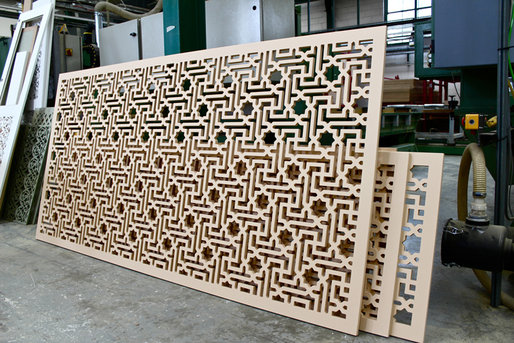 Jali bespoke fretwork panels