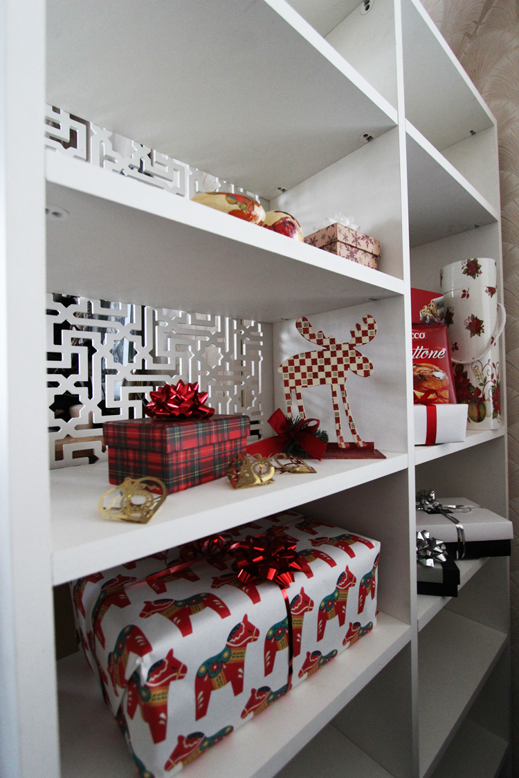 Christmas bespoke room divider with exotic fretwork by Jali