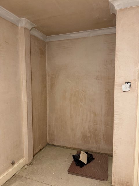 A before image of our customers space