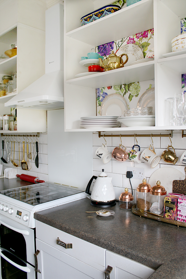 Custom kitchen shelving made by Jali