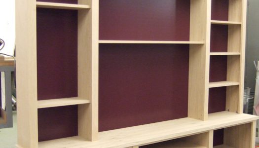 Large Jali Dresser in real oak veneer with painted backboard