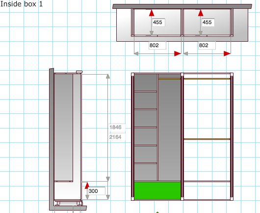 Linda Barker Jali wardrobe - internal