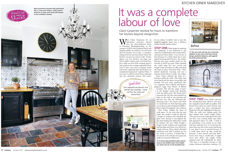 Your Home magazine featuring Jali bespoke cupboards