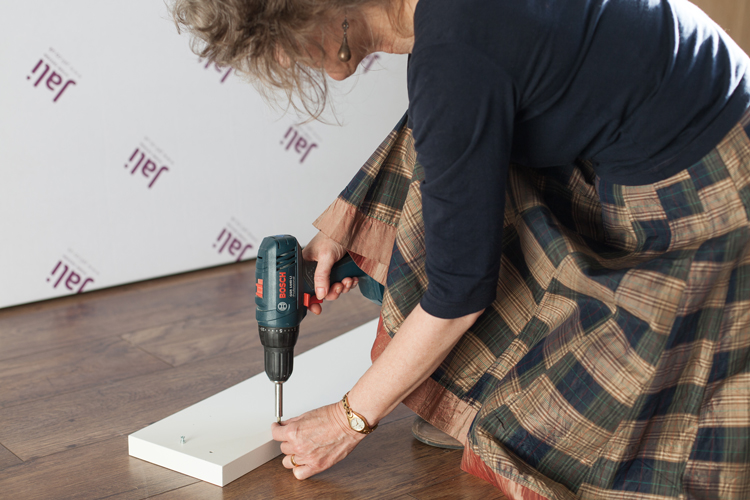 Fitting magnetic catches to the underneath of a Jali radiator cabinet top