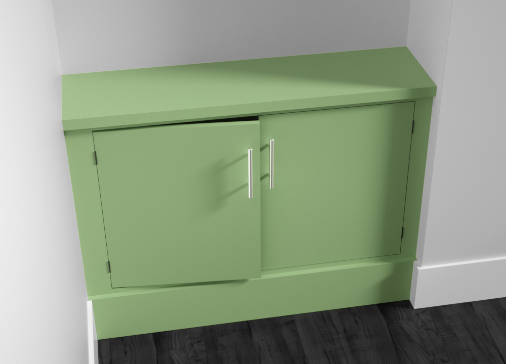 Jali Alcove Cupboard