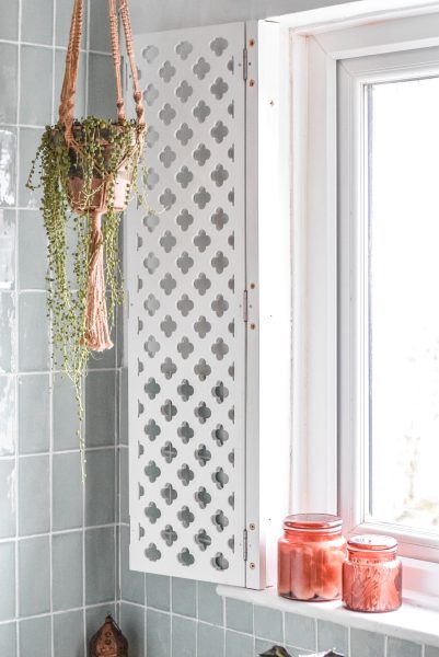 Hayley Stuart's bespoke bathroom shutters