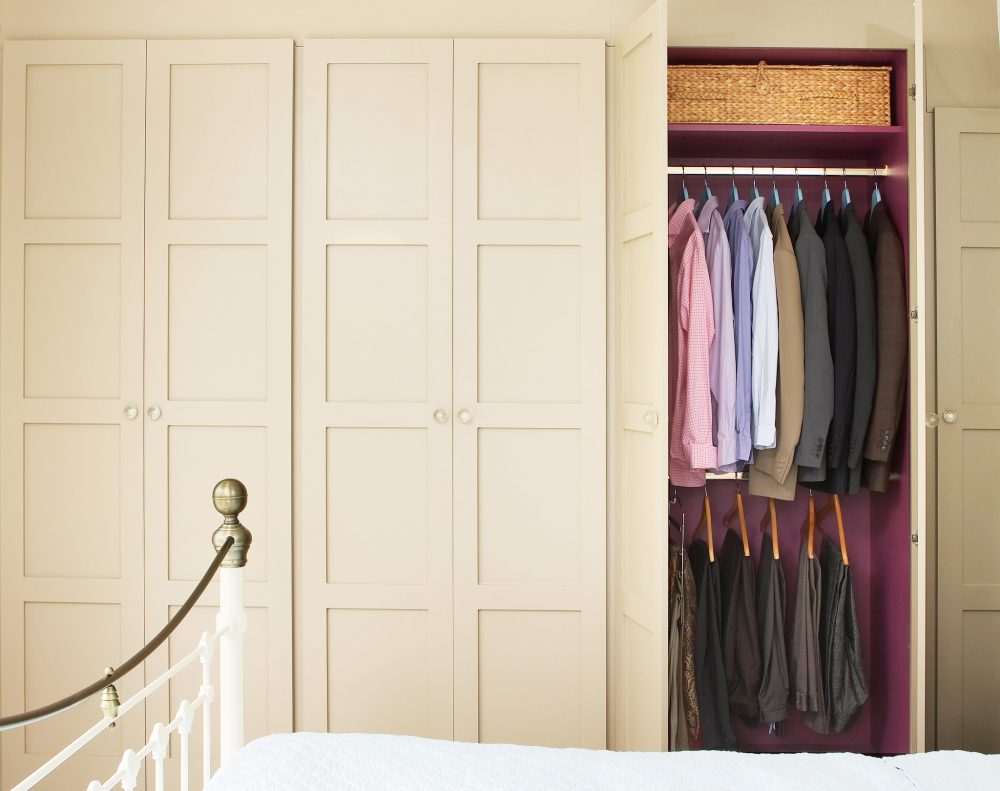 Jali Wardrobe with painted interior