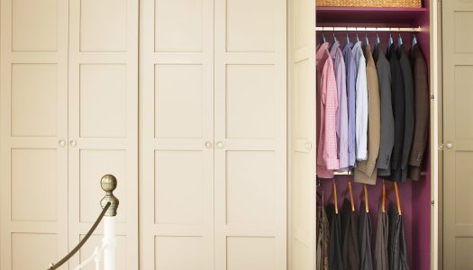 Jali Wardrobe with painted interior
