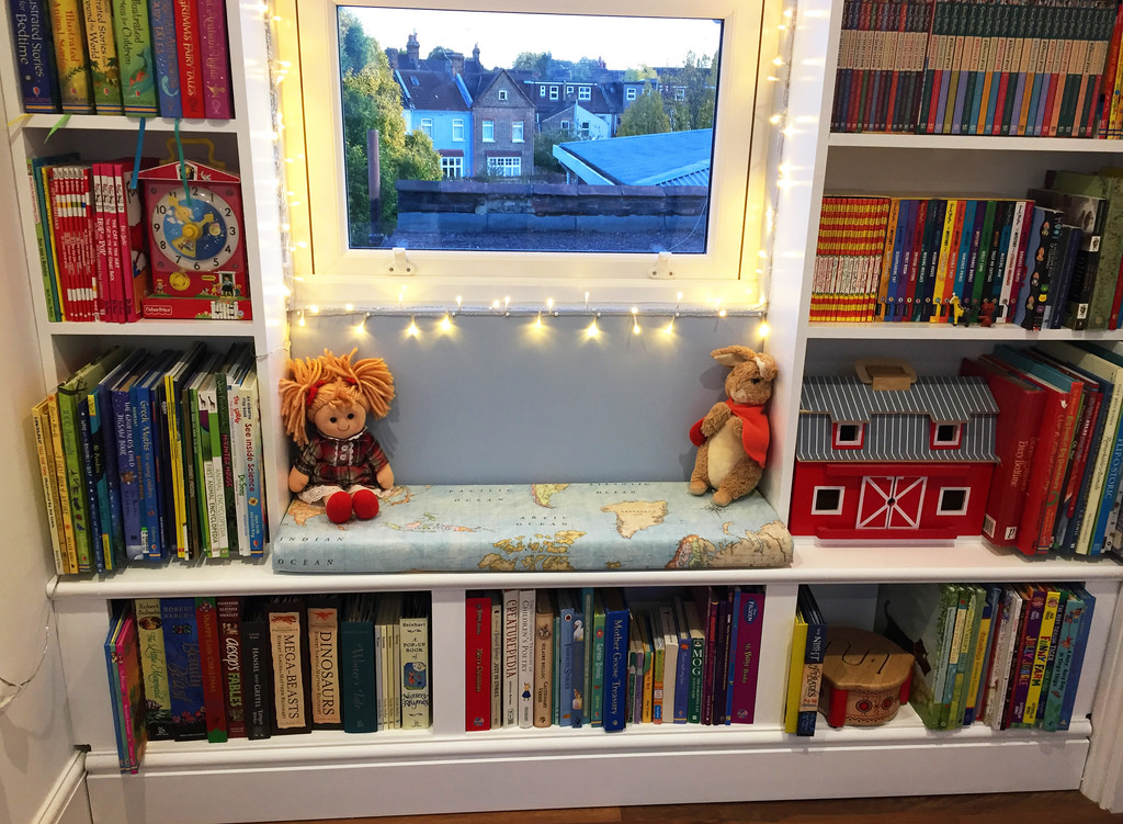 Store books and toys in bespoke Jali bookcase