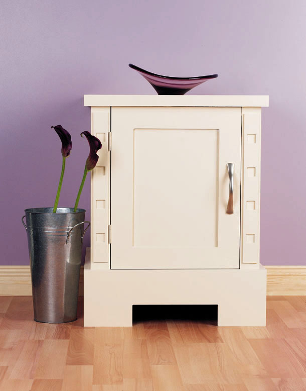 Contemporary Jali Cupboard with square details