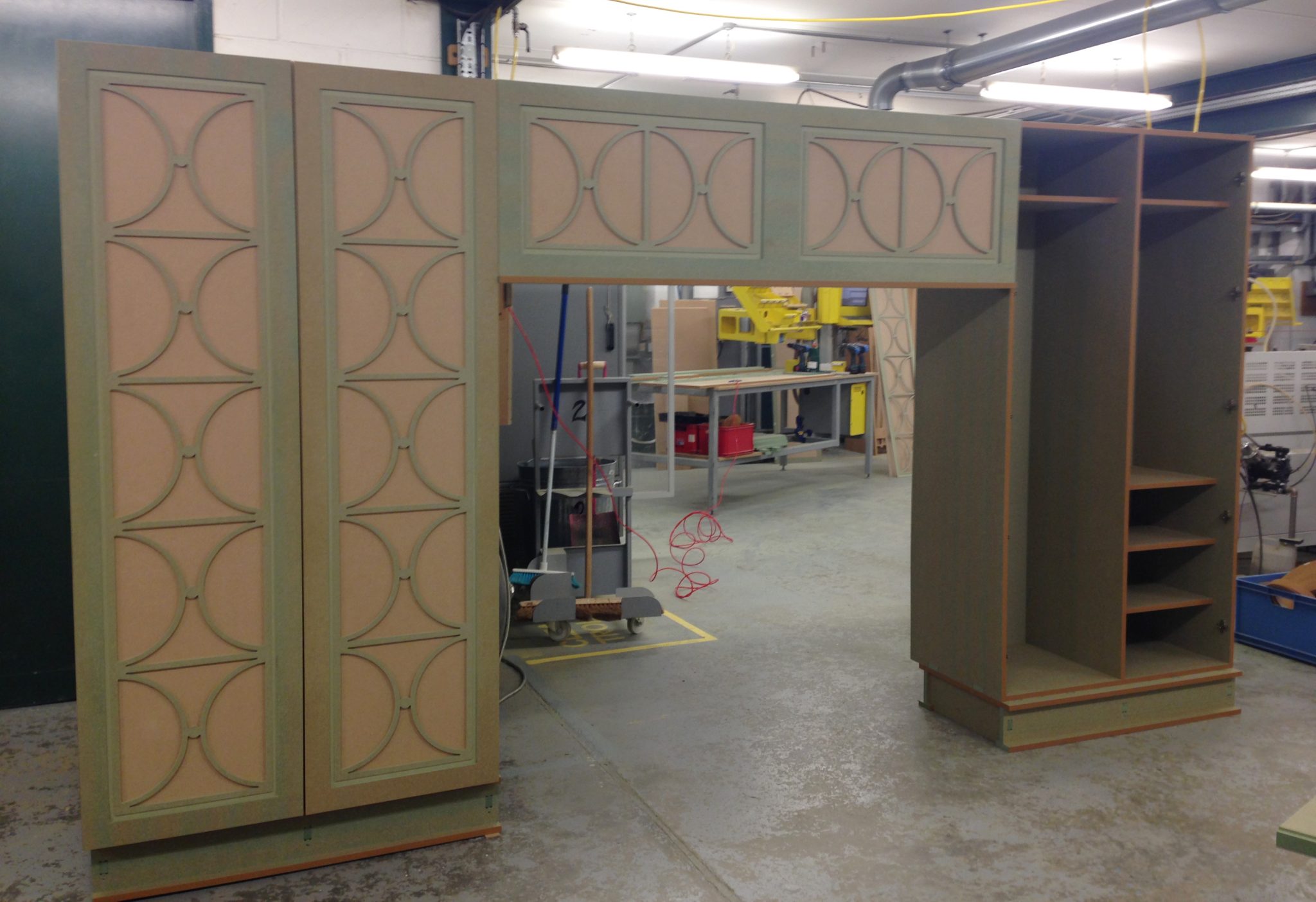 Custom Wardrobe Assembly In Factory Jali Gallery