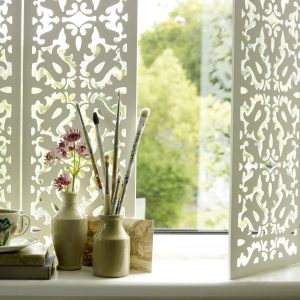 Decorative window shutters by Jali