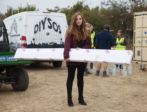 Adriana at DIY SOS TV Show