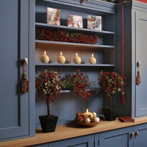 Jali made to measure Dresser styled for Christmas
