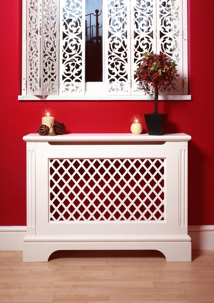 Jali Radiator cover and Decorative Shutters in festive mood