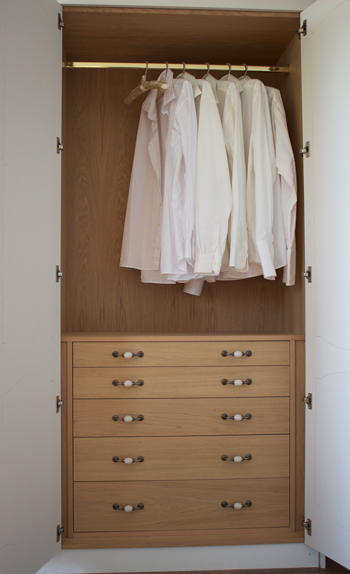 Jali bespoke soft-close drawer uniinside Jali bespoke wardrobe