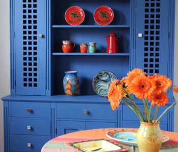 Jali blue bespoke Dresser