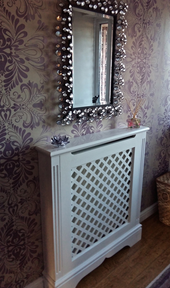 Jali bespoke radiator cabinet – customer photo