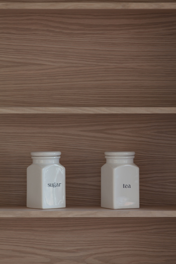 detail of Jali bespoke dresser in walnut real wood veneer