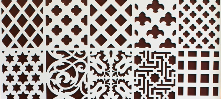 Some of the fabulous Jali bespoke fretwork patterns