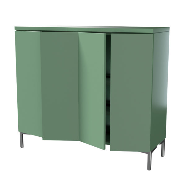 Standard Jali Cupboard with soft closing doors and metal feet