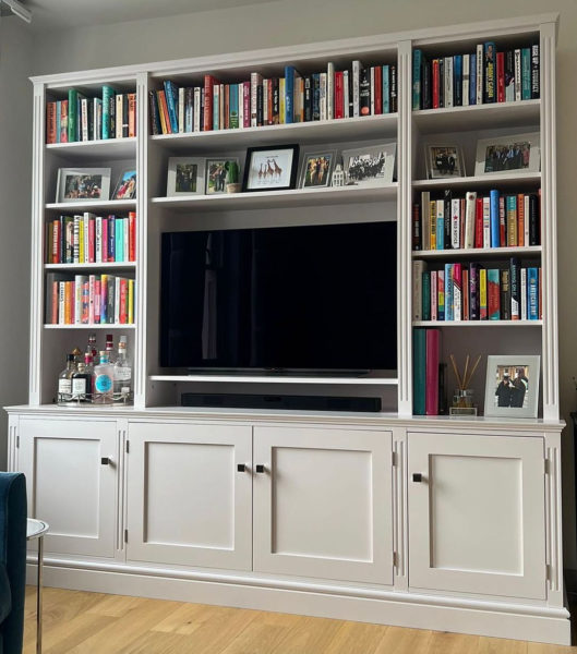 Bespoke fluted Jali TV Unit/Dresser