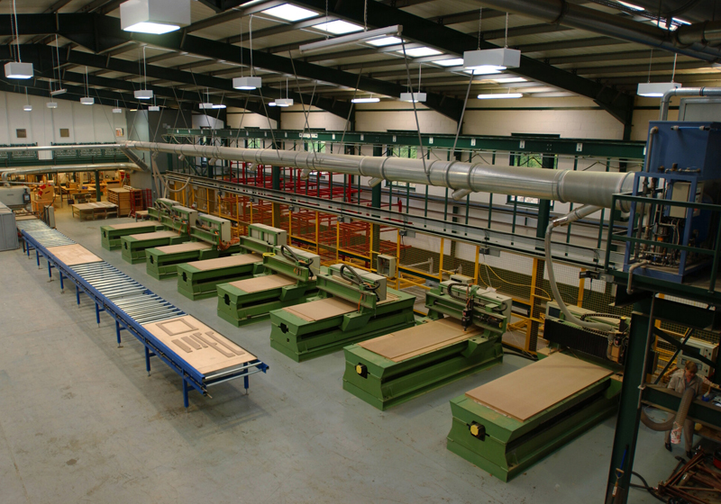 CNC machines in the Jali Factory built by Nicholas Showan