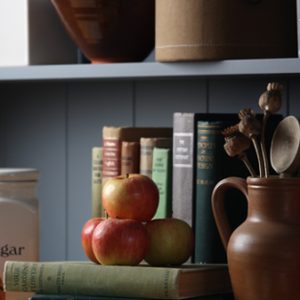 Detail of Jali made to measure Dresser with grooved backboard