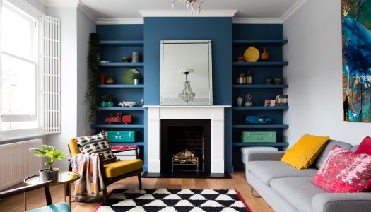 Tall contemporary Decorative Shutters featured in George Clarke's Old House New Home