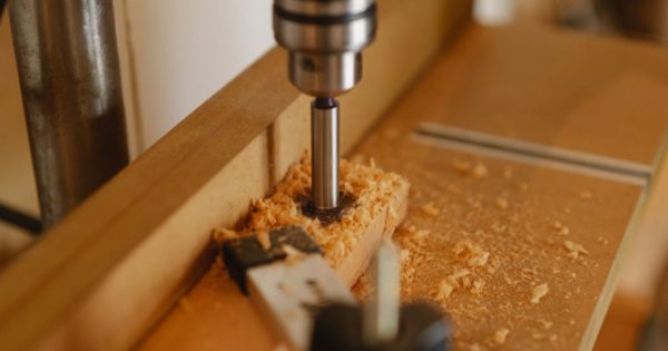 Bespoke furniture being made